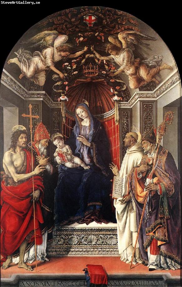 LIPPI, Filippino Signoria Altarpiece (Pala degli Otto) sg